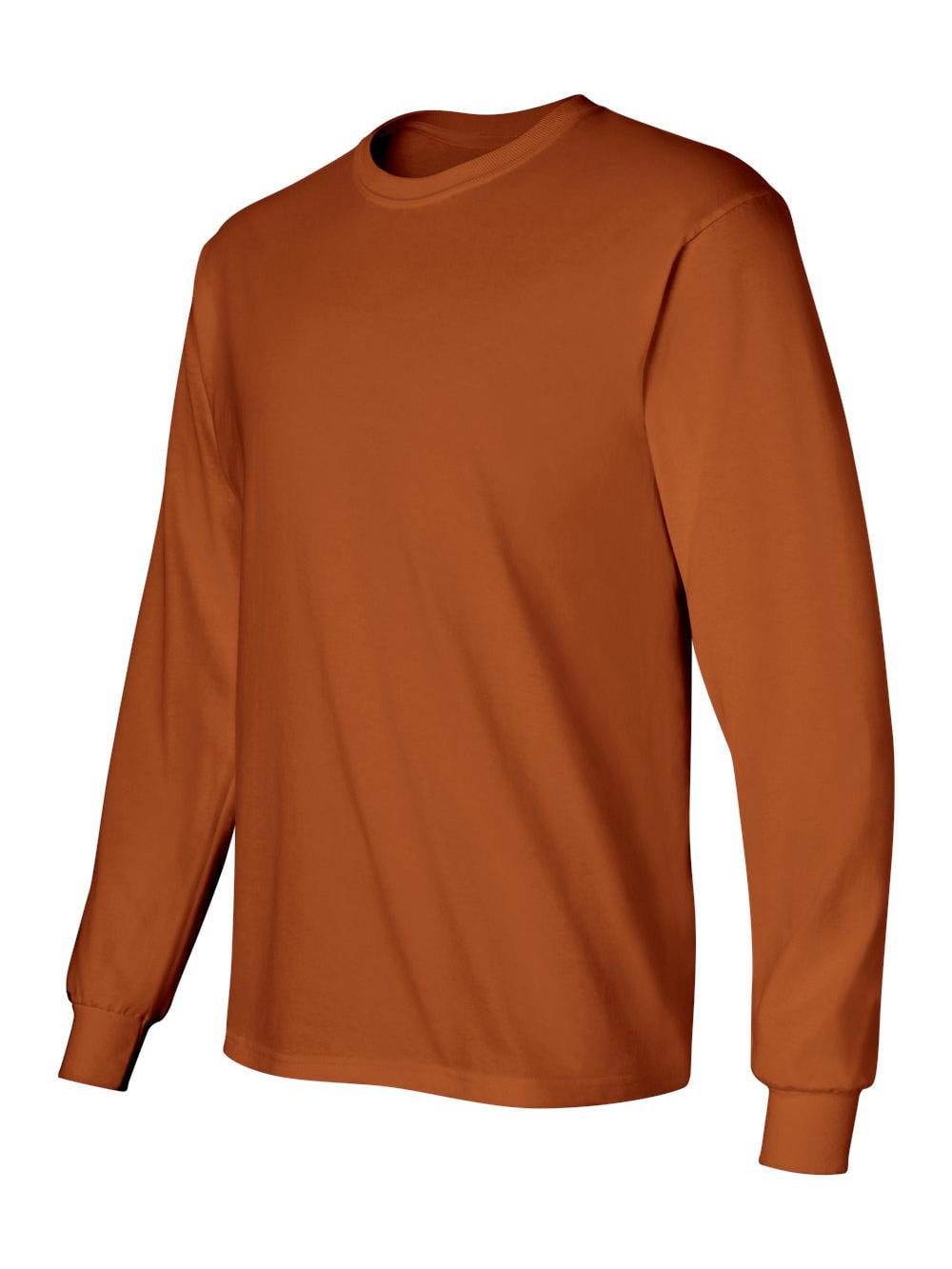 4XL Gildan Mens Ultra Cotton 100% Cotton T-Shirt Texas Orange 