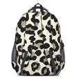 thumbnail image 3 of Black and White Leopard Print Cute School Backpack Bag with Padded Back and Adjustable Shoulder Straps 16.9 X 12.6 X 5.9 Inches, 3 of 5