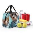 thumbnail image 5 of Picia Stylish Dog in Denim Outfit Printed Lunch box Lunch bag for Men Women Large Capacity Lunchbox Reusable Lunch Bags Insulated Lunch Bag Lunch Box Cooler, 5 of 6