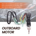 thumbnail image 5 of Ignition Switch Key Assy For Outboard Motor Control Box 703-82510-43-00,1 * ignition switch assembly 2 * key,black & green, 5 of 8