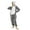 Gray, variant on Womens Onesie Homewear Unisex Animal Onesies for Adults Cute Fuzzy Warm Jumpsuit Cosplay Suit for Women and Men Gray S
