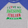 thumbnail image 4 of Inktastic Italy Love my Awesome Italian Family Boys or Girls Baby Bodysuit, 4 of 5