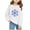 White, variant on YUANxueke Girls Vintage Snowflake Print Sweatshirt, Casual Crew Neck Pullover Sweatshirt, Loose Long Sleeve Fall Winter Tops