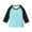 Light Blue0, variant on Annhoo Kids Tops Crewneck Block Color Pullover 3/4 Sleeve Loose Girls Boys Shirts Going Out Clothes