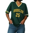 thumbnail image 2 of xfsWaSs Soft Womens Tops T-shirt Ladies V Neck Loose Fit T Shirt With Straps Short Sleeve Sports Graphic Tee Top Comfortable Letter Print Shirt Tshirts Trendy Clothes, 2 of 4