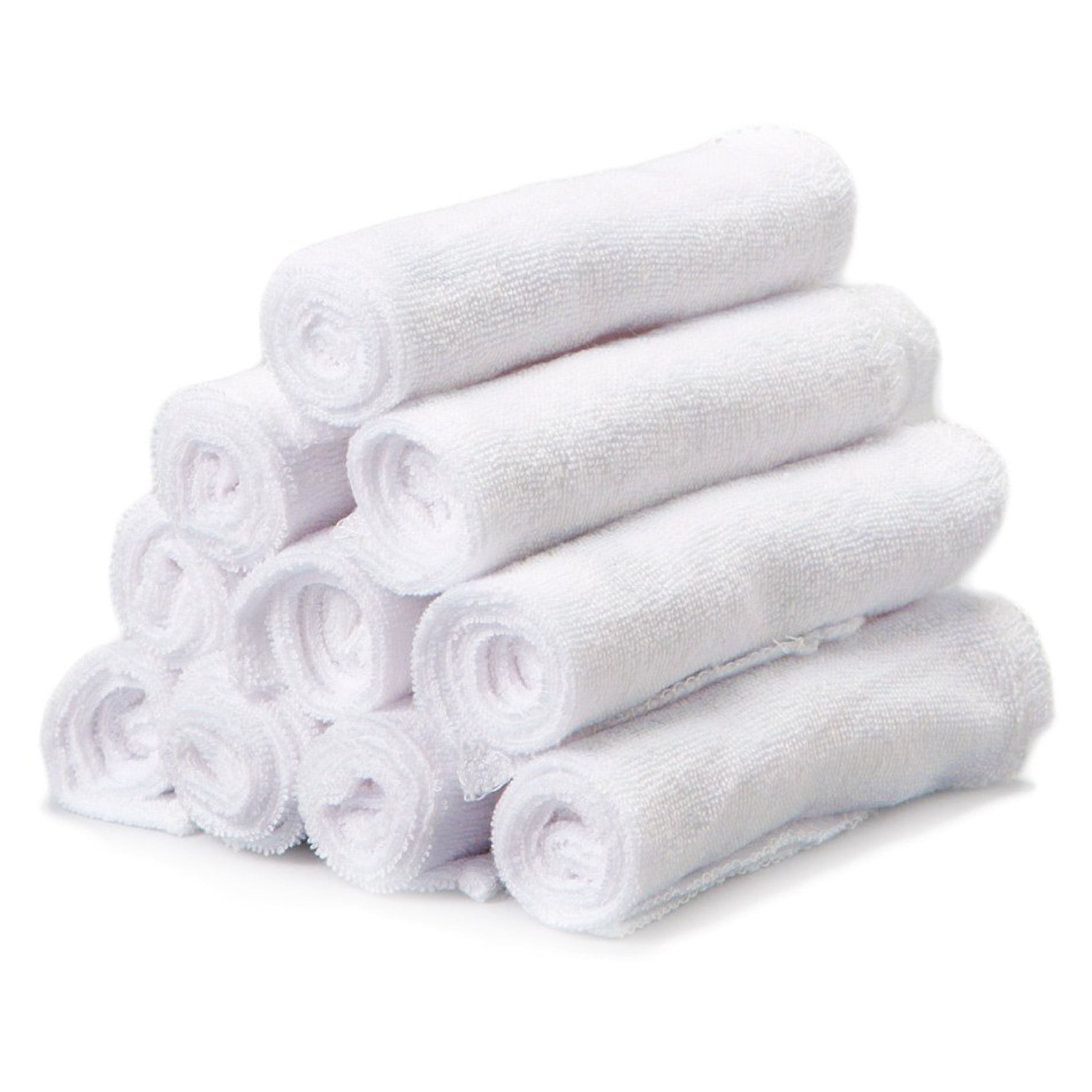 8Pcs/Pack Infant Newborn Baby Soft Bath Towel Washcloth Feeding Wipe Cloth Pad 