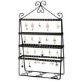 thumbnail image 7 of Grandest Birch 4 Layer Holes Double-side Earring Holder Stand Jewelry Display Stand Rack Shelf 4 Layer Double-side Jewelry Display, 7 of 7
