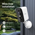 thumbnail image 4 of Laxihub Magnetic Base Wifi Camera 340° Pan Function 3MP High Resolution Outdoor Rechargeable Battery Color Night Vision with Spotlight, 4 of 9