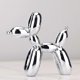 thumbnail image 1 of 17x17cm Shiny Balloon Dog Statue,resin Plating Shiny Balloon Dog Sculpture(silver), 1 of 2