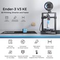 thumbnail image 2 of Impresora 3D Nikou Creality Ender-3 V3 KE impresión de alta velocidad hotend de alta temperatura nivelación automática, 2 of 15