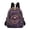 Abstract Violet Geometric, variant on JIALIOU Mini Backpack Purse for Women Quilted Casual Daypack Small Travel Shoulder Bag, Abstract Teal Geometric