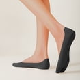 thumbnail image 2 of Fewfanhot Women's Split Toe No Show Socks 100% Cotton Invisible Low Cut Liner Socks for Flats Casual Daily Wear, 2 of 9