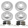 thumbnail image 2 of PowerStop Front and Rear Geomet Coated Brake Rotor and Pad Kit Fits: HYUNDAI KIA Select Models CRK7582, 2 of 5