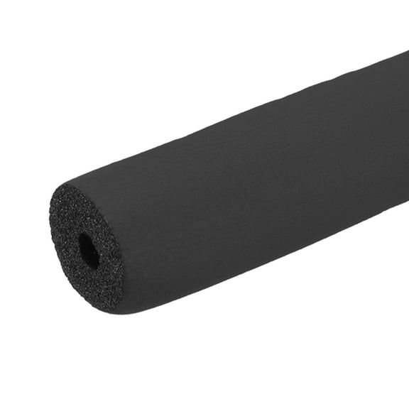 Uxcell 1/4" (6mm) ID x 3Ft x 0.35" Pipe Insulation Foam Tube, Pipe Cover Wrap Roll Bar Tubing for Handle Grip HVAC Air Conditioner Units, Black