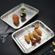 thumbnail image 5 of Estantería y rejilla para hornear, carrito metálico con ruedas, acero inoxidable, separador de aceite, diseño de 2 niveles, plegable, para cocina, almacenamiento de pan y pasteles,, 5 of 9