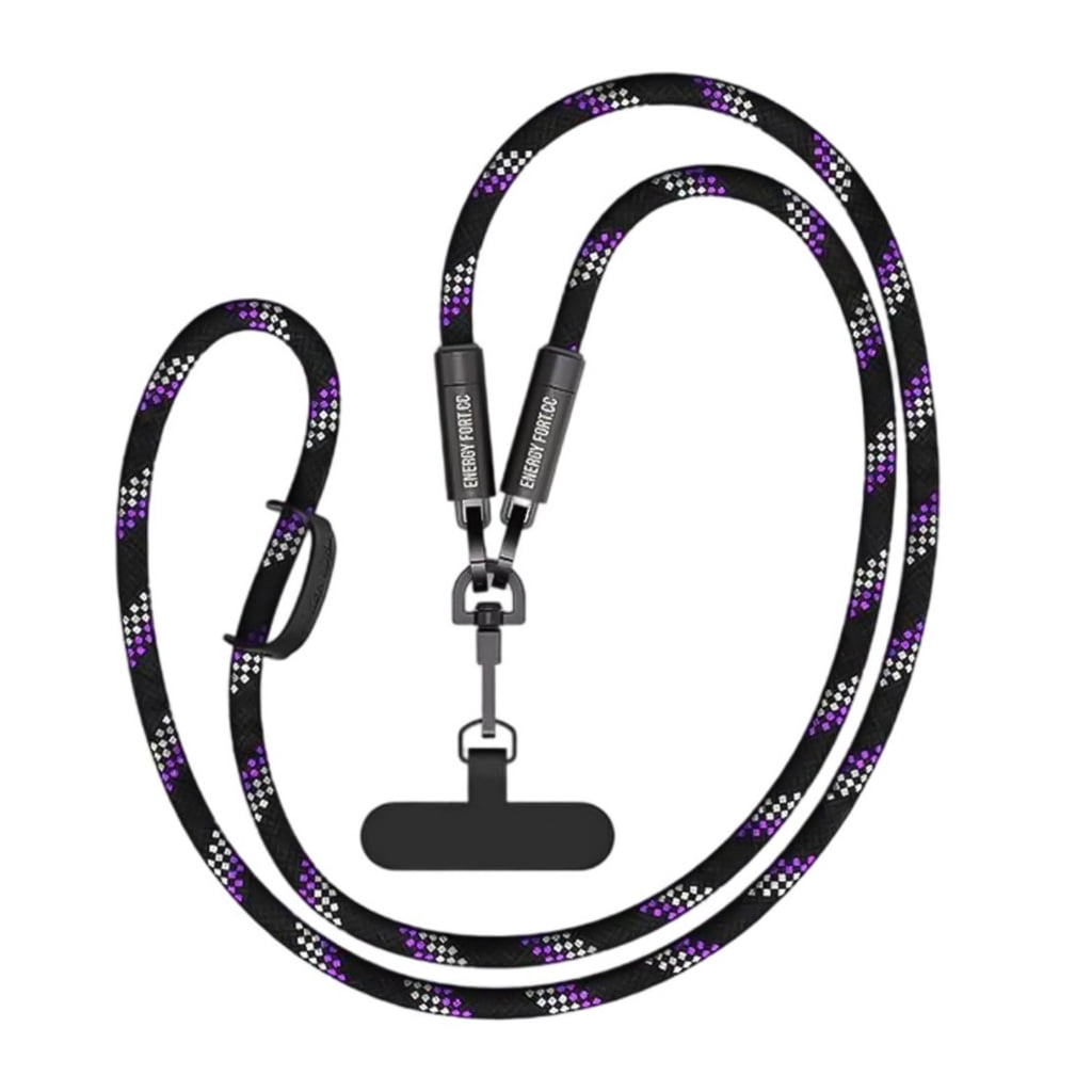 240W Type C Lanyard Charging Cable Fast Charge Data Sync Wearable Crossbody Phone Lanyard Straps with Patches Replacement