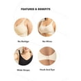 thumbnail image 5 of MecTo Wireless Bras for Women No Underwire Full-Coverage Everyday Bra Bralettes for Women with Support, 5 of 7