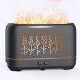 thumbnail image 3 of Difusor de aceite esencial Zulema Humidificador USB con llama realista Negro, 3 of 8