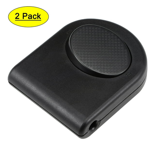 Pedal de pie en línea Uxcell para lámpara, control de pie ON/OFF, interruptor de nylon negro, 2 piezas