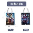 thumbnail image 2 of 16 Pcs For Power Rangers Party Favor Bags – 2 Styles with Handles, Gift Bags for Birthday Parties, Themed Celebrations, Events, 2 of 5