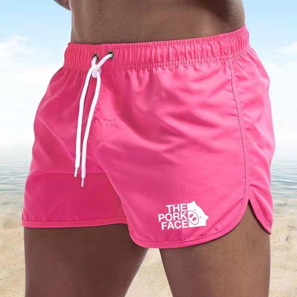 Pantalones cortos de playa para hombre, bañador Sexy para hombre, pantalones cortos para correr, pantalones cortos deportivos para Surf en el mar, novedad de 2023 Fivean unisex