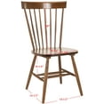 thumbnail image 6 of SAFAVIEH Parker 17''H Spindle Dining Chair Set of 2 Dark Oak, 6 of 7