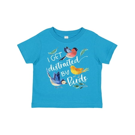 

Inktastic I Get Distracted by Birds Gift Toddler Boy or Toddler Girl T-Shirt
