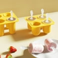 thumbnail image 3 of Ludlz 1 Set Ice Cream Mold Non-stick Easy to Demold 4/6 Grids DIY Silicone Ice Cream Making Mould Home Supply, 3 of 8
