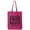 Hot Pink, variant on Land Of The Free Cotton Canvas Tote Bag
