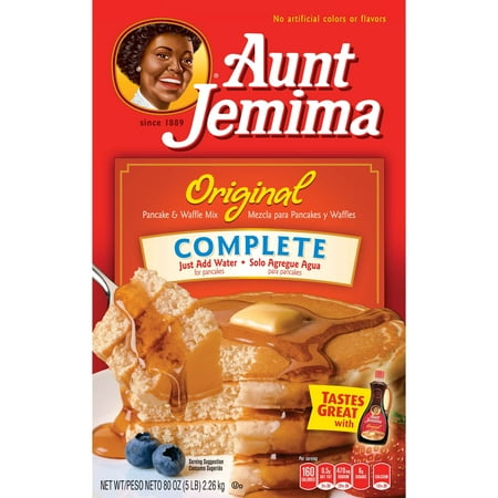 Aunt Jemima Original Complete Pancake & Waffle Mix, 80 oz