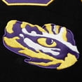 thumbnail image 5 of Men's Colosseum Black LSU Tigers Arch & Logo Crew Neck Sweatshirt, 5 of 5