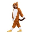 thumbnail image 1 of Pijama onesie YAMENG para niños, disfraz de cosplay de caballo marrón, de 2 a 12 años, 1 of 6
