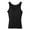 #2 Black, variant on MANIFIQUE Summer Tank Tops with Built in Bra Cup for Women Loose Fit Pleated Lace Hem Flowy