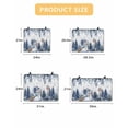 thumbnail image 7 of Large Induction Cooktop Protector Mat Blue Christmas Stove Top Covers for Electric Stove, Snowman Eucalyptus Leaves Snowflake Wooden Decorative Stove Burner Cover Mats, Glass Top Stove Cover, 7 of 7