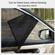 thumbnail image 3 of Parasol de ventana lateral para coche, visera de malla magnética, protección UV, 4 Uds., 3 of 9