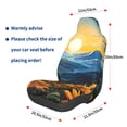 thumbnail image 2 of Lsque Elegant Sunset Sunflower Pattern Car Seat Covers for Front Seats , Waterproof Seat Covers for Cars, Sporty Front Seat Covers,Car Seat Cover Protector Front Seats, 2 of 5