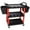 Black+Red, variant on Olurrisa 3 Tier Rolling Auto Detail Cart With Wheels,Car Wash Organizer for Detailers Garage, Workshop, Repair Shop, Storage Tool, Green&Black