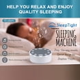 thumbnail image 4 of TUWAFE Sleep Therapy White Noise Machine,Soothing Nature Sounds for Baby Kid Adult,Portable Relaxation Wellness Meditation And Naps,Peaceful Rest Sleep Aid,Holiday Gift, 4 of 7