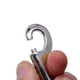 thumbnail image 2 of Advancent 6 piezas de broches de perno reutilizables desmontables de alta resistencia gancho de cierre de doble cabeza cuerda para interiores y exteriores Artesanía Plata Advancent HA011195-01, 2 of 6