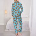 thumbnail image 6 of Wukai Turtle Print Women's Pajama Set - Soft Long Sleeve Sleepwear for Comfort and Style-XX-Large, 6 of 9