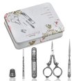 thumbnail image 1 of BUTUZE Kit de Tijeras de Bordar Kit de Costura Vintage Antiguo Europeo Herramientas de Costura Vintage Completas con Tijeras de Bordar Estuche Original Estuche para Agujas de Coser Punzón para Coser M, 1 of 1
