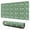 Green Alligators Icons, variant on Long Mouse Pads for Desk,Green and Pink Dinosaur Pattern Desk Mats on Top Of Desks, Desk Mouse Pad Extra Large with 3mm Non-Slip Base and Stitched Edge for Gaming,Office,Work,Home 31.5"x11.8"