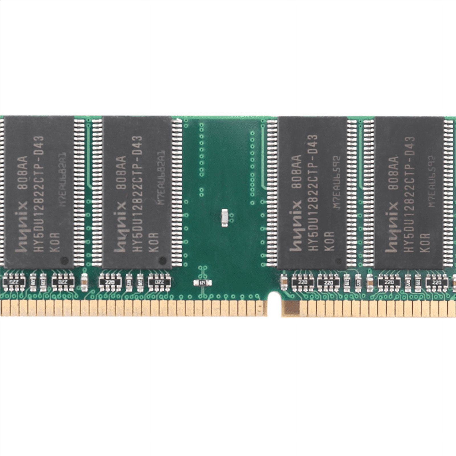 4X DDR 1GB PC Memory Ram DDR1 Desktop PC3200 400MHz 184 Pin Non-ECC Computer Memoria Module,4 x DDR 1GB PC Memory Ram,Green