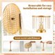 thumbnail image 3 of Soporte para tartas Bokon Crystal Gold Metal, 6 unidades, para bodas, 3 of 6