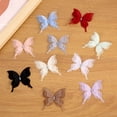thumbnail image 4 of 20Pieces Butterfly Appliques Sew On Fabric Patches Embroidery Appliques for Sewing Craft Wedding Dress Hair Accessories, 4 of 9