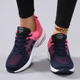 thumbnail image 2 of Rokment Air Cushion Running Shoes for Women Lightweight Comfortable Mesh Tennis Walking Shoes Breathable Mesh Gym Non Slip Work Fashion Sneakers Athletic Casual Hot Pink Size 8.5, 2 of 6