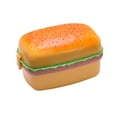 thumbnail image 4 of Fiambrera Bento Box con forma de hamburguesa para microondas con tenedor y cuchara de 3 compartimentos Rectángulo, 4 of 9