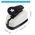 thumbnail image 2 of Unique Bargains 0.4 Inch Star Punch, Star Hole Paper Punch Hole Puncher Shape Punches for Crafting, 2 of 6