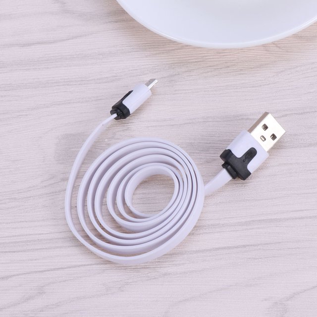 OULII Câble de Charge Micro USB TPE Durable avec Technologie pour Usage Portable, Blanc, 3 Pieds