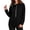 Black, variant on Womens Cowl Neck Hoodies Drawstring with Pockets Stitched Panel Waist Loose Long Sleeve Sweatshirt Fall Casual Pullover (Gray,S)